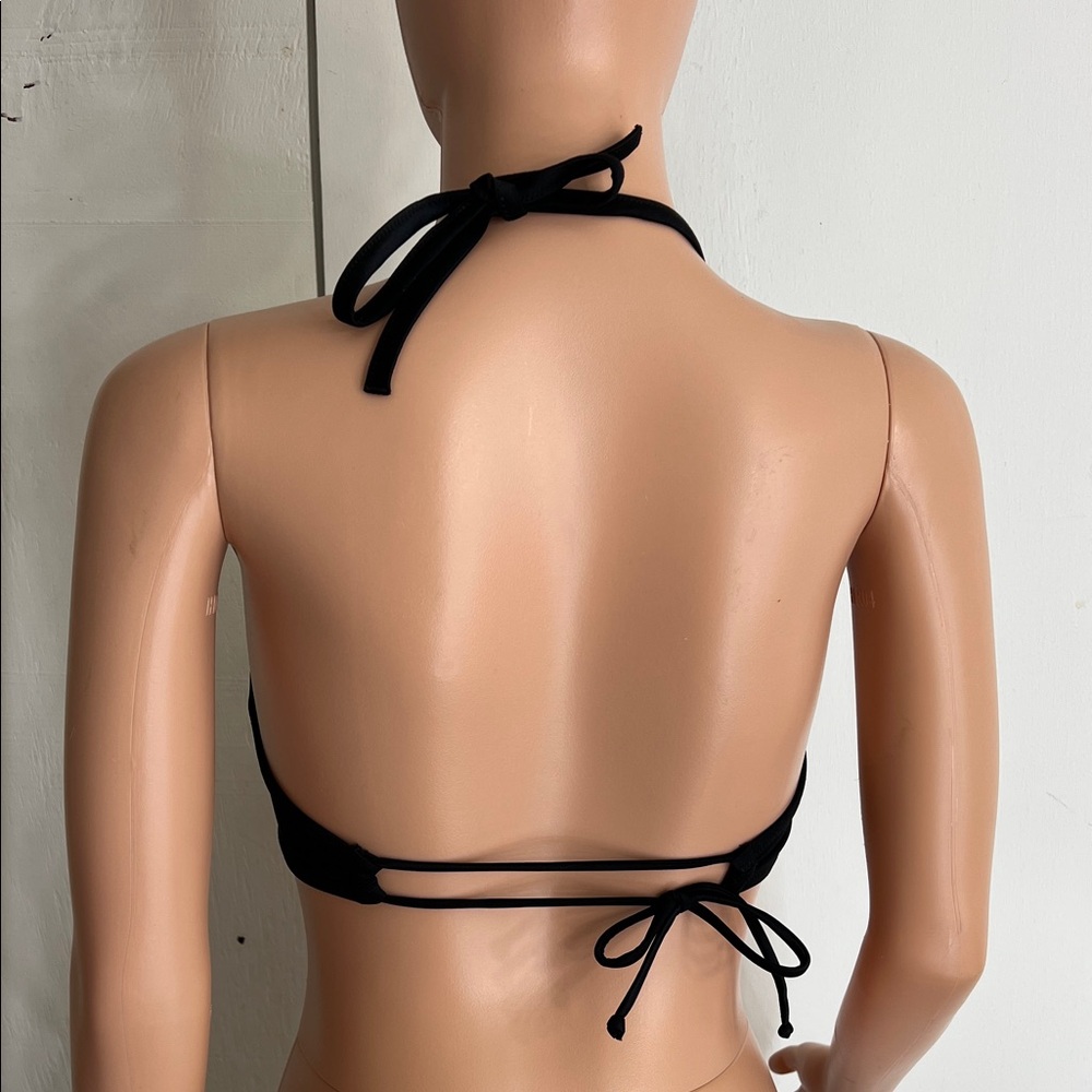 Victoria's Secret 34D/DD Multicolor Sequin Halter Bikini Top Bra Bathing Suit - Picture 4 of 5